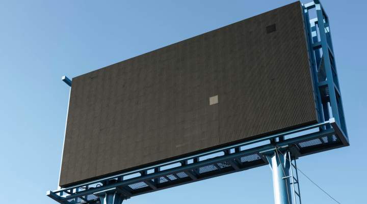 A picture of a billboard