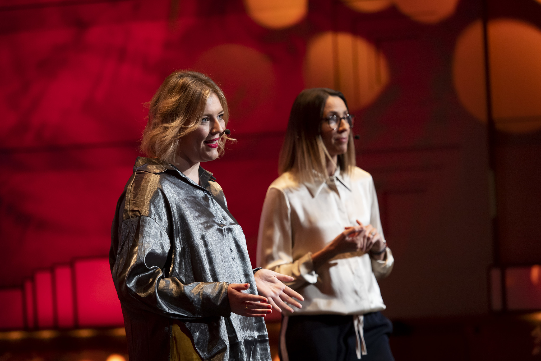 Naomi Campbell and Laura Morris speak at BBC News' Digital Upfront