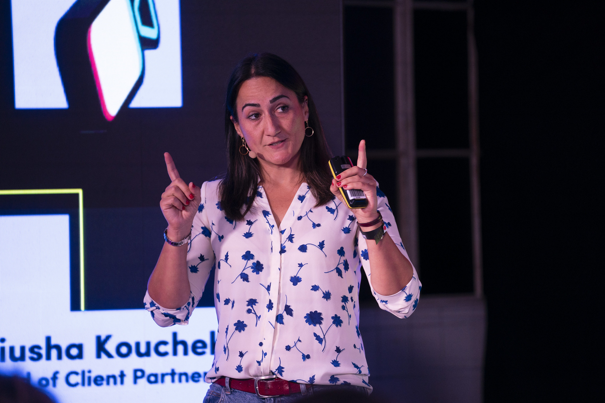 Nuisha Koucheksarai speaking at TikTok's Digital Upfront