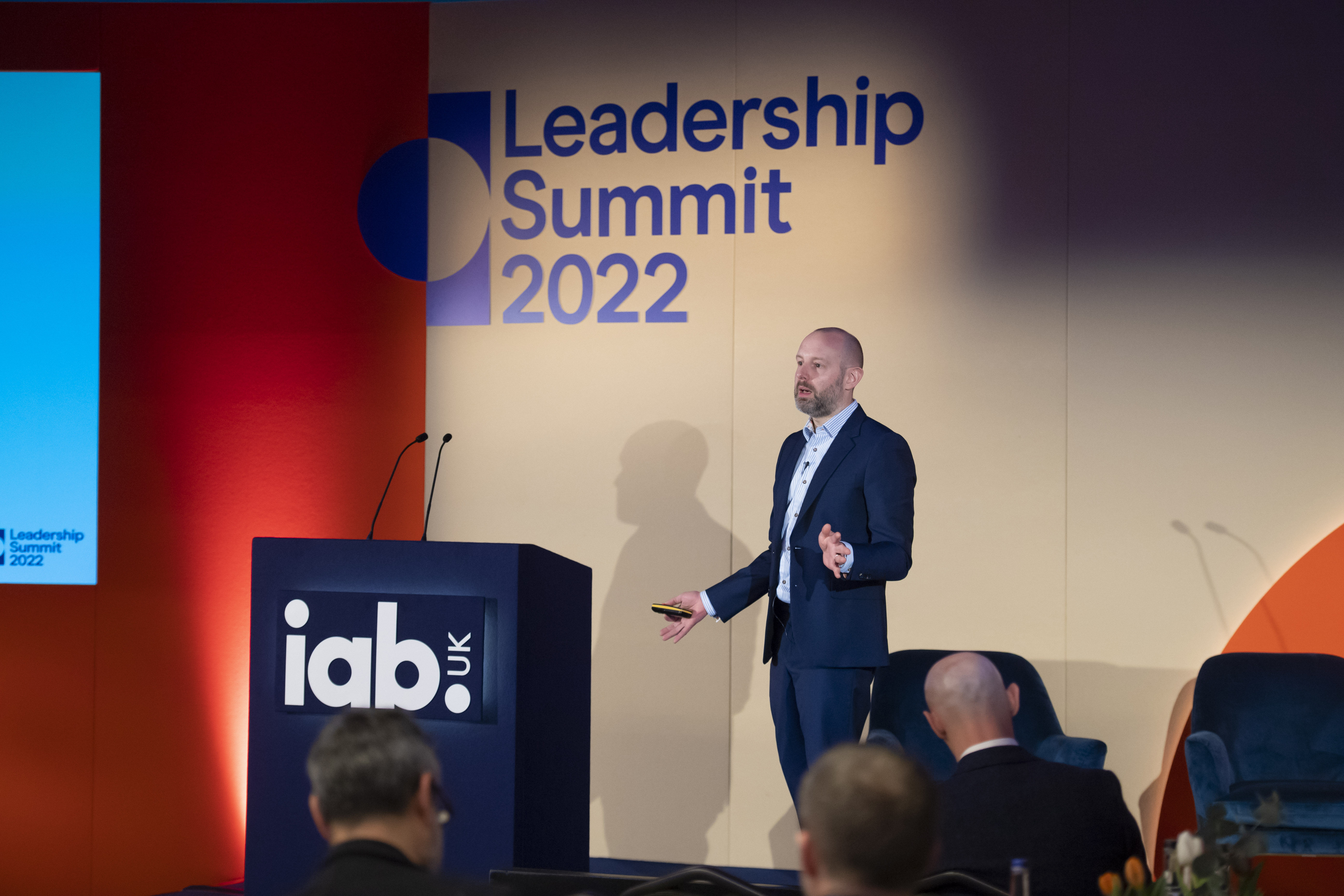Jon Mew speaking at Leadership Summit 2022