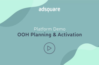 Adsquare OOH Platform demo 