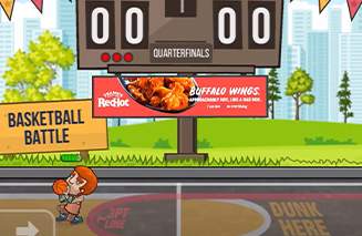 The eye tracking studies leveraged an intrinsic in-game advertising campaign for dentsu’s client McCormick and their Frank’s RedHot brand in Frameplay’s exclusive game, Basketball Battle.