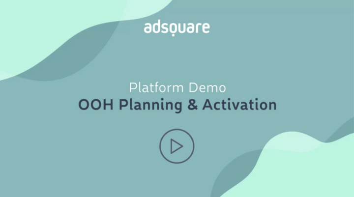 Adsquare OOH Platform demo 