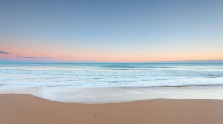 Beach image at sunrise