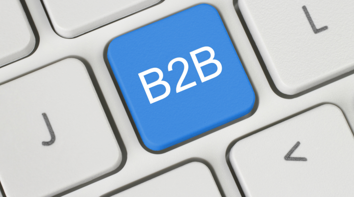 Image of B2B on a keyboard 