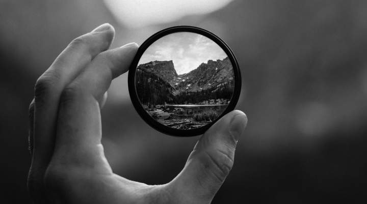 A magnifying glass