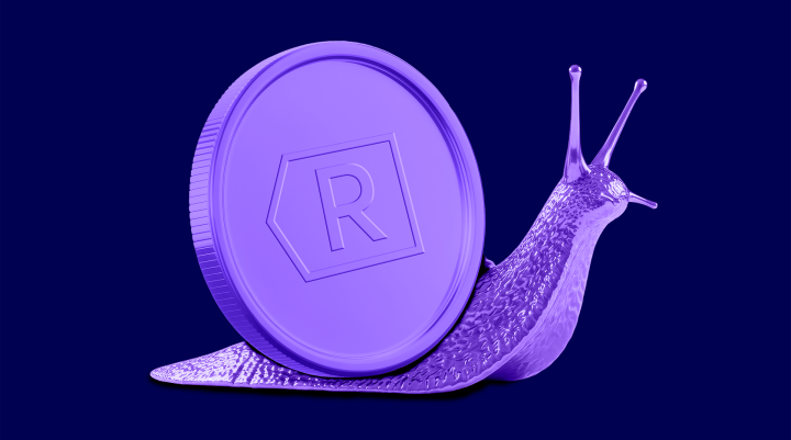 Snail with Revving coin shell