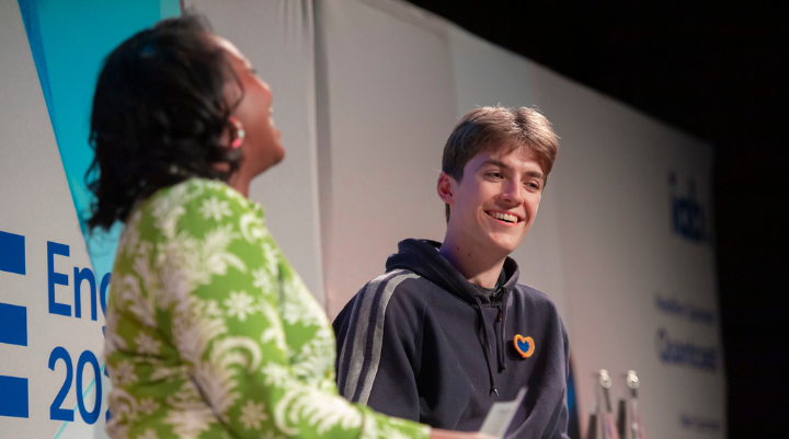 Francis Borgeoius and Sabrina Francis at Engage