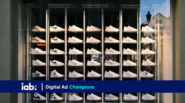 a row of trainers 