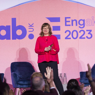 Dorothea Weismann from Google speaking at IAB Engage 2023