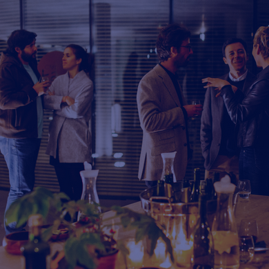 Professionals networking