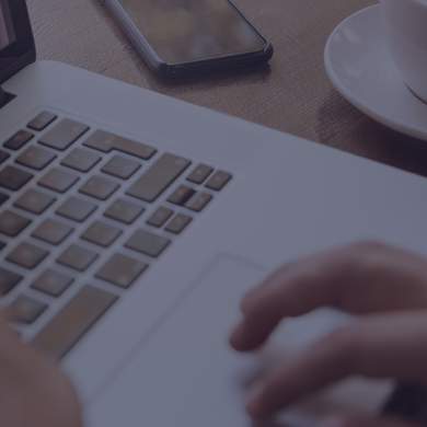 A person using a laptop