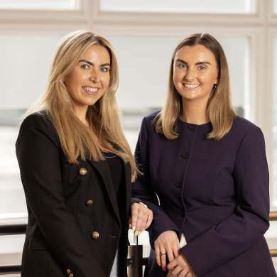 Olivia McCullagh and Connie Hawker