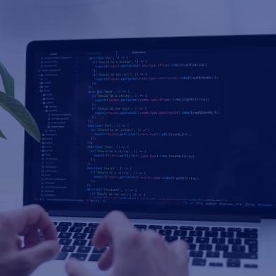 Code on a computer screen