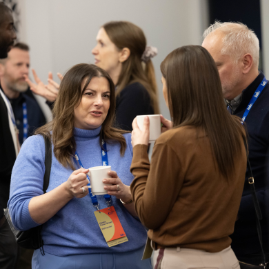 IAB UK members chatting at Leadership Summit 2025