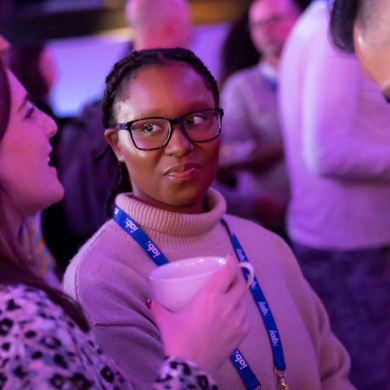 IAB member at an event