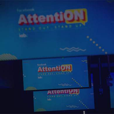 Background of Facebooks Upfronts branding