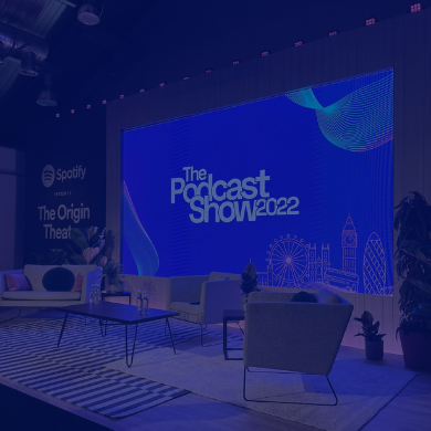 The Podcast Show stage