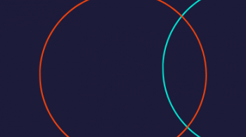 Circles in navy