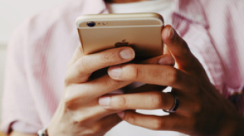 Man with a phone