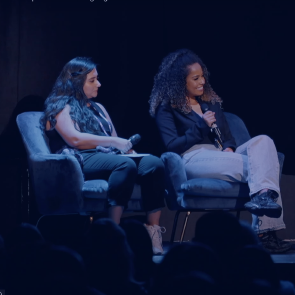 Amber Rose Gill speaking at IAB Upfronts