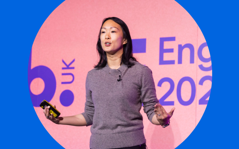 Emma Chiu speaking at IAB UK Engage 2023