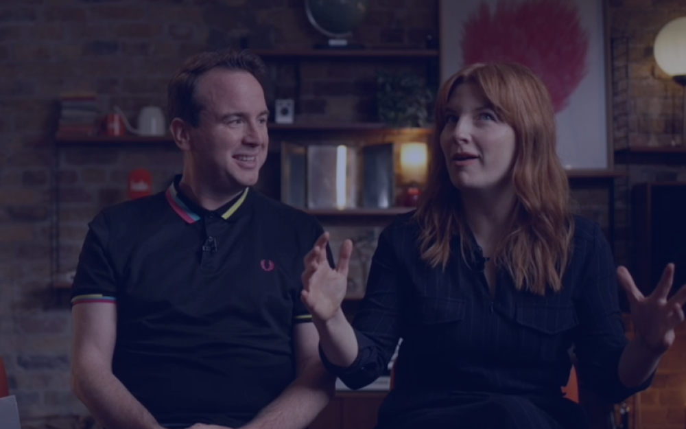 Matt Forde and Alice Levine at IAB Upfronts